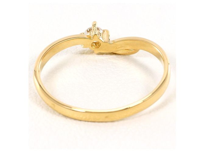 Autre Marque Ring aus 18K Gelbgold mit Diamant Golden - Ansicht 3