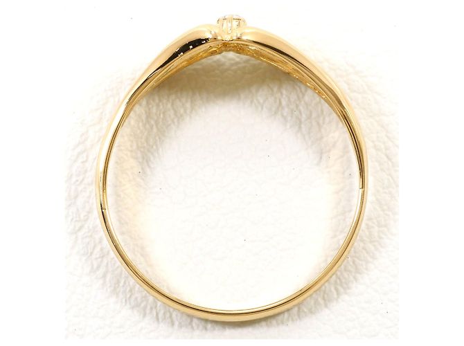 Autre Marque Anello fede in oro giallo 18K e diamanti D'oro - vista 2