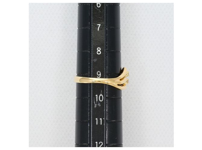 Autre Marque Anello fede in oro giallo 18K e diamanti D'oro - vista 6