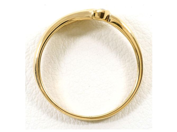 Autre Marque Ringband aus 18K Gelbgold mit Diamant Golden - Ansicht 2