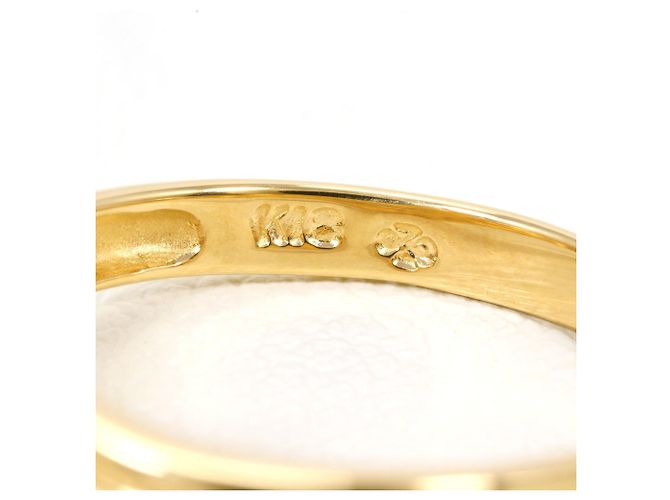 Autre Marque Ringband aus 18K Gelbgold mit Diamant Golden - Ansicht 5