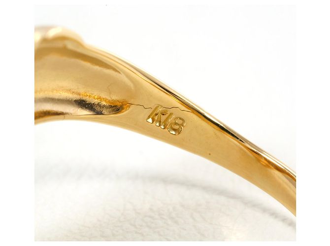 Autre Marque Ehering aus Platin und Gelbgold mit Diamant Golden - Ansicht 4