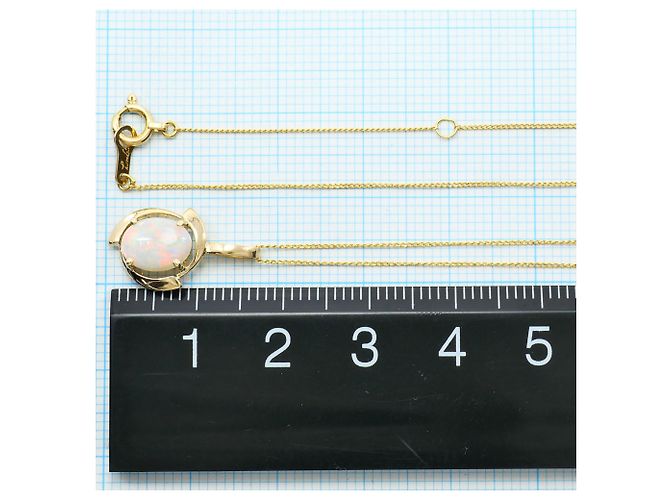 Autre Marque Collana in oro giallo 14K con opale D'oro - vista 6