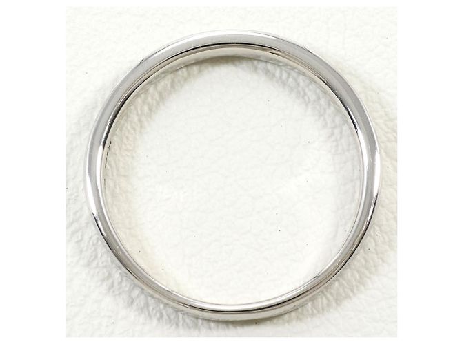 Autre Marque Anillo alianza de oro blanco con diamante Dorado - vista 2