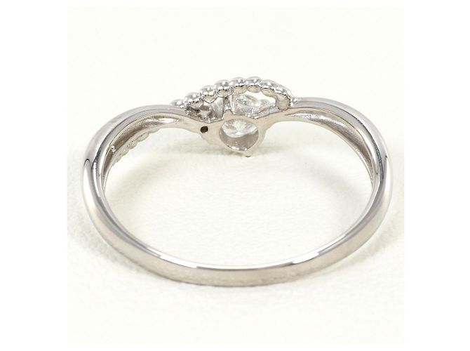 Autre Marque Ehering aus 18K Weißgold mit Diamant Golden - Ansicht 3