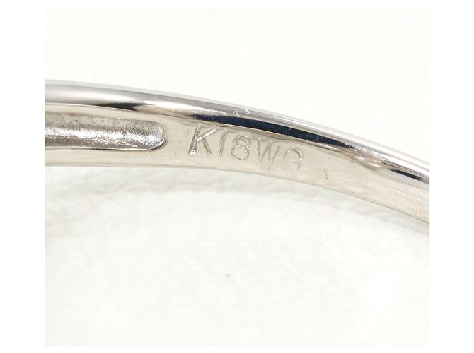 Autre Marque Ehering aus 18K Weißgold mit Diamant Golden - Ansicht 4