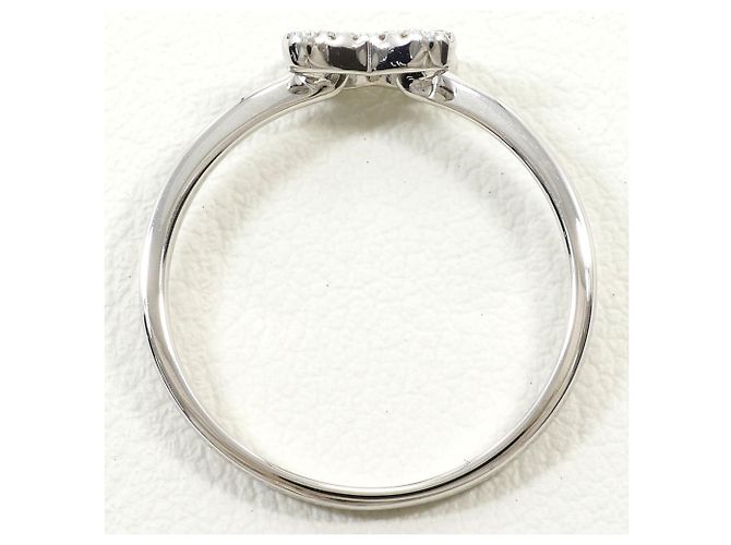 Autre Marque Ehering aus 18K Weißgold mit Diamant Golden - Ansicht 2