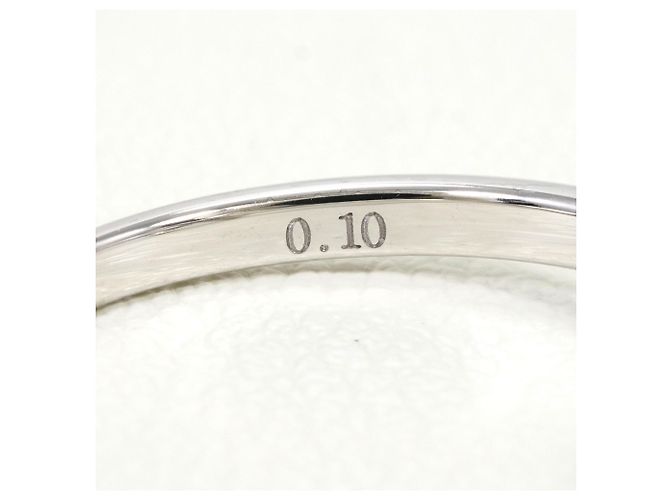 Autre Marque Ehering aus 18K Weißgold mit Diamant Golden - Ansicht 5