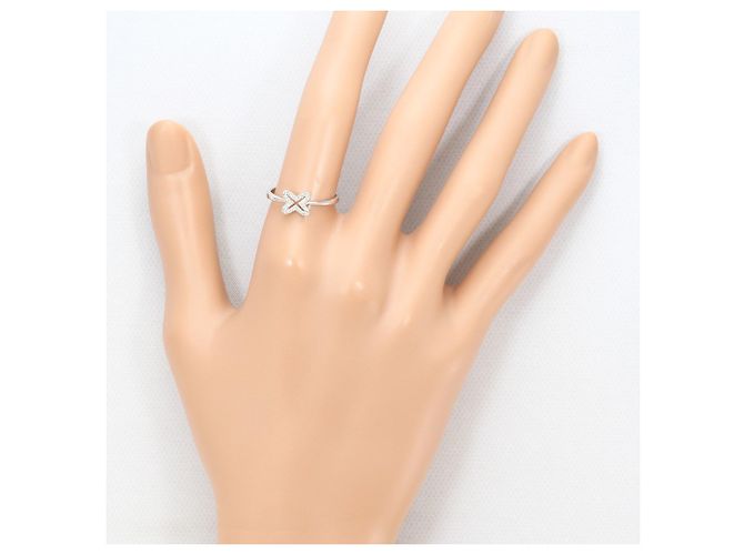 Autre Marque Ehering aus 18K Weißgold mit Diamant Golden - Ansicht 6