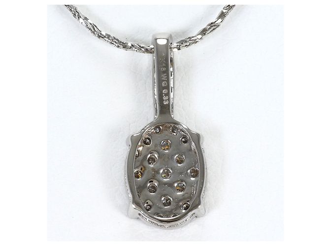 Autre Marque Collana in oro bianco 18K con diamante D'oro - vista 3