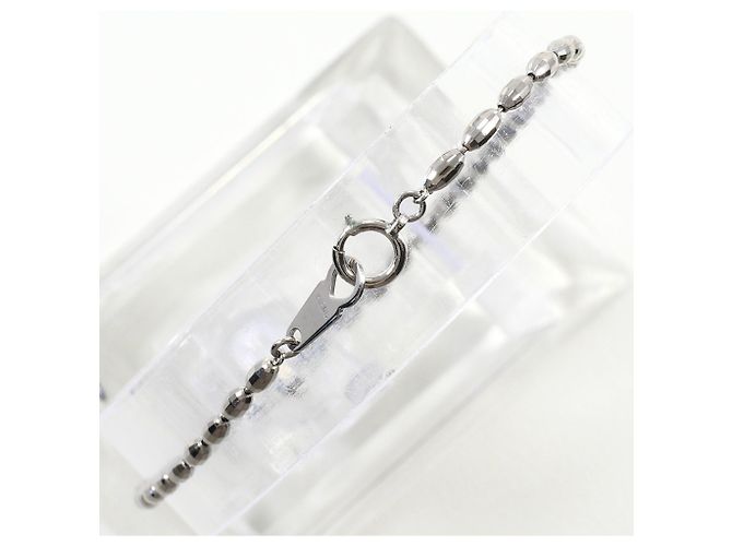 Autre Marque Bracciale con charm in oro bianco 18K D'oro - vista 2