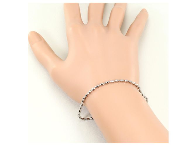Autre Marque Bracciale con charm in oro bianco 18K D'oro - vista 3