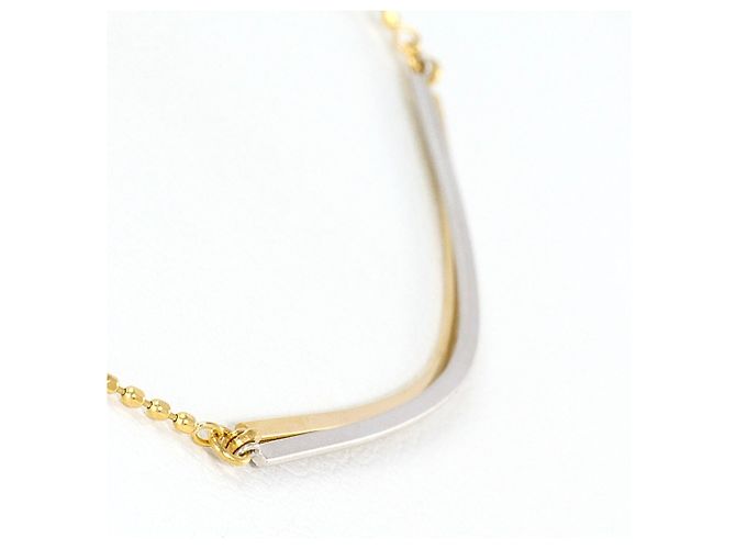 Autre Marque Collana in oro giallo e bianco 18K D'oro - vista 2