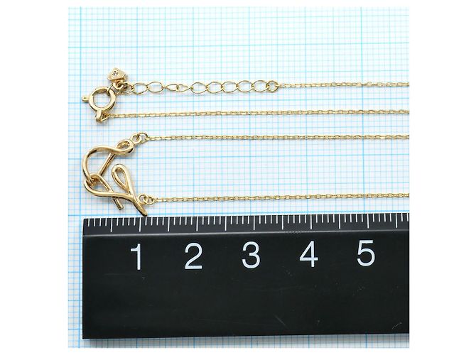 Autre Marque Collana in oro giallo 10K con diamante brown Marrone D'oro - vista 5