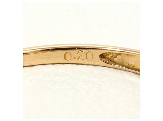 Autre Marque Ehering aus 18K Roségold mit Diamant Golden - Ansicht 5