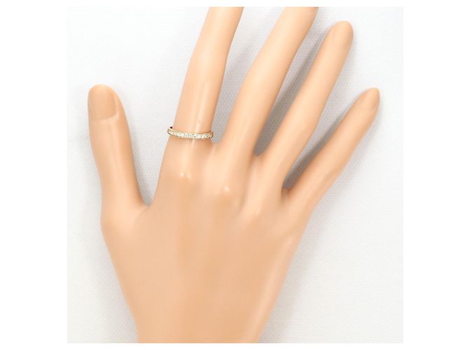 Autre Marque Ehering aus 18K Roségold mit Diamant Golden - Ansicht 6