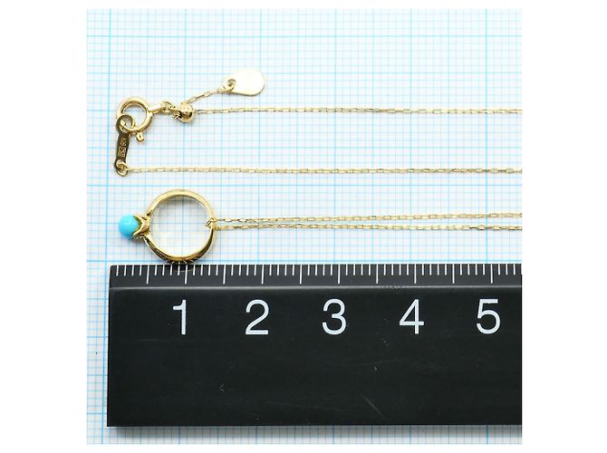 Autre Marque Collana in oro giallo 18K con turchese D'oro - vista 4