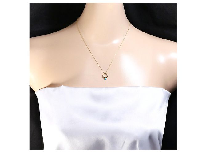 Autre Marque Collana in oro giallo 18K con turchese D'oro - vista 5