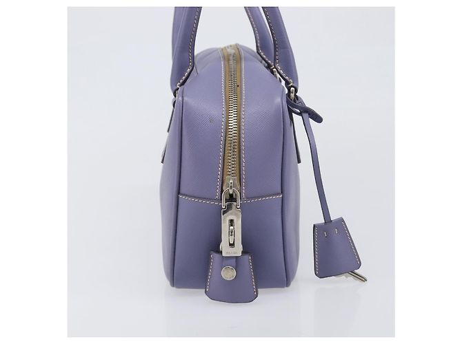 Prada Bauletto Saffiano Small Porpora - vista 4