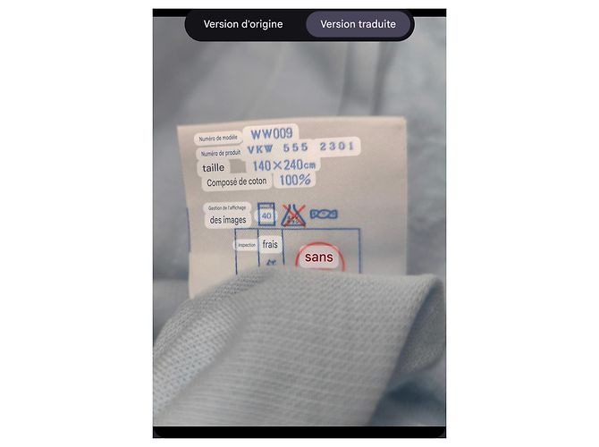 Autre Marque Drap de serviette Wedgwood bleu ciel en coton - vue 9