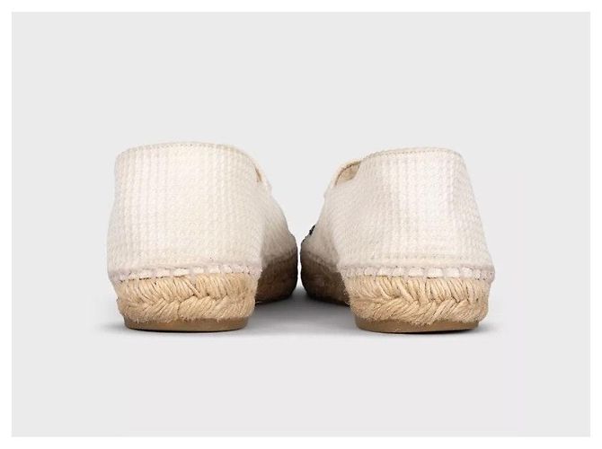 Chanel White Textile Espadrilles - Size 39 Pre-owned - view 4