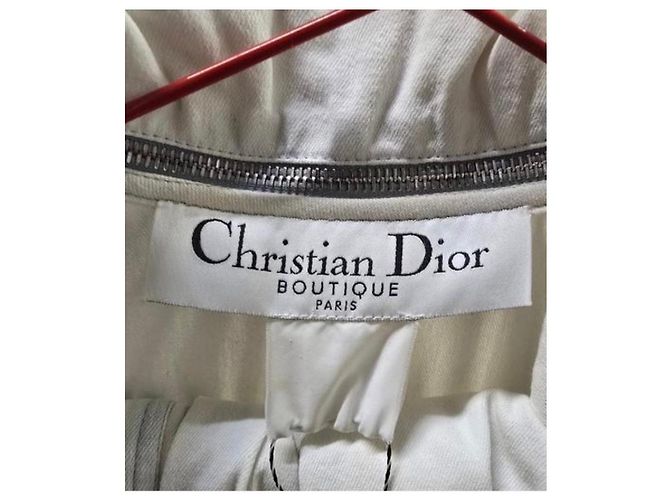 Christian Dior Structured White Jacket Skirt Suit Sz.M Pre-owned - view 7