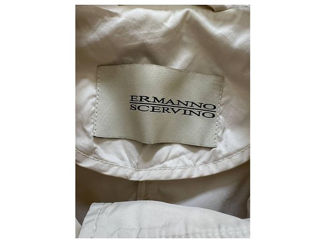 Ermanno Scervino Chic Ivory taillierte Jacke Sz.44 It gebraucht - Ansicht 3