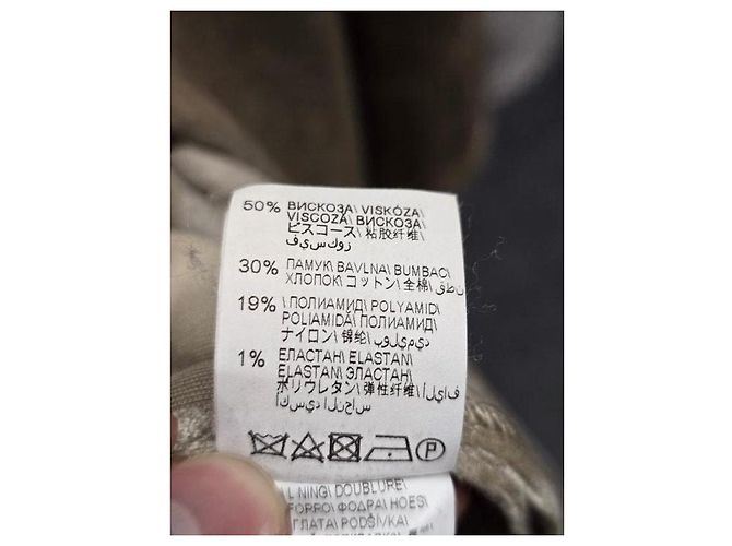 Brunello Cucinelli Beige Samt-Cardigan mit Druckknöpfen - IT 42/M Gebraucht - Ansicht 5
