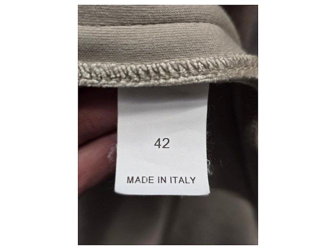 Brunello Cucinelli Beige Samt-Cardigan mit Druckknöpfen - IT 42/M Gebraucht - Ansicht 6