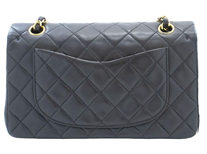 Chanel Classic Flap Lambskin Small Nero - vista 2