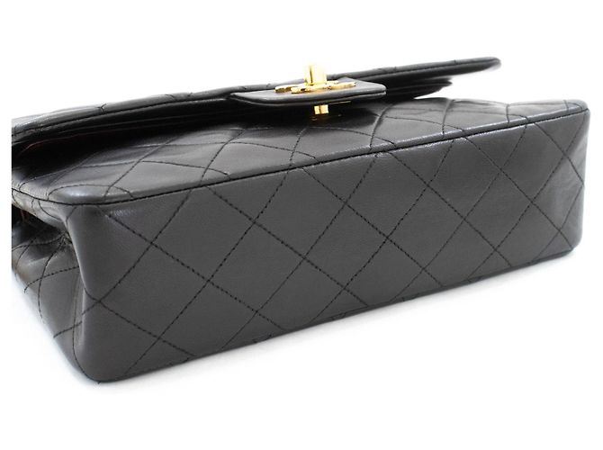 Chanel Classic Flap Lambskin Small Nero - vista 4