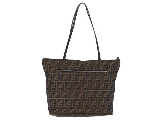 Fendi Zucca Canvas N/a Marrone - vista 2