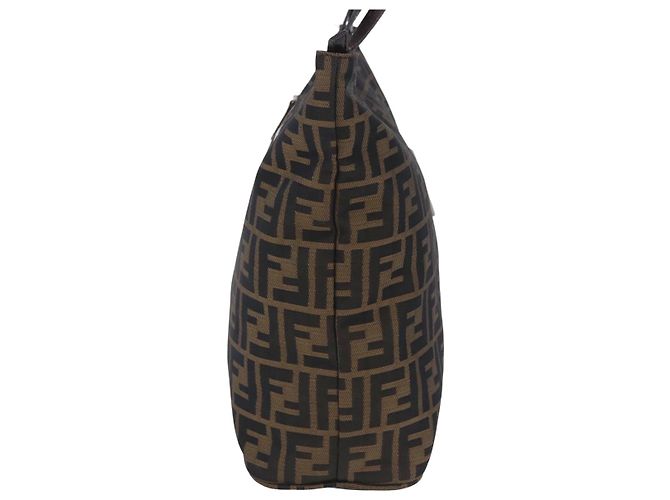 Fendi Zucca Canvas N/a Marrone - vista 5