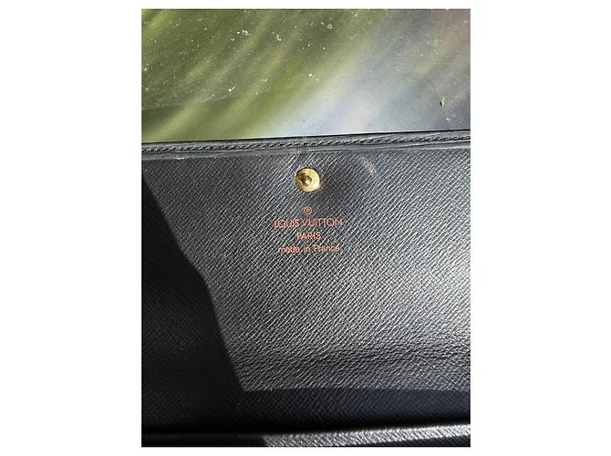 Louis Vuitton Epi Leather Long Wallet Black - view 4