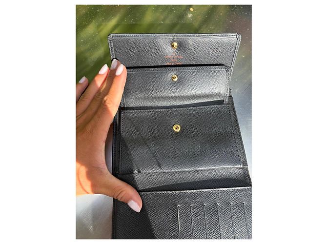 Louis Vuitton Epi Leather Long Wallet Black - view 5