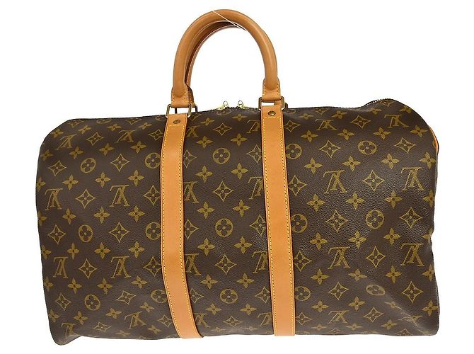 Louis Vuitton Keepall Monogram 45 Marrone - vista 2