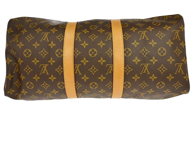 Louis Vuitton Keepall Monogram 45 Marrone - vista 3