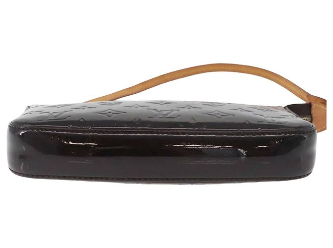 Louis Vuitton Lexington Pochette Monogram Vernis Marrone - vista 4