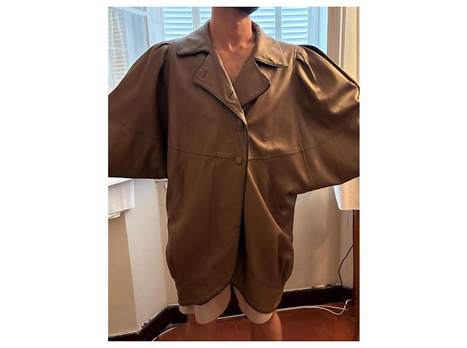 Jitrois Braune Lederjacke - Ansicht 6