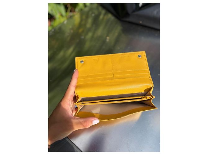 Cartera Prada Saffiano de piel amarilla Amarillo - vista 7