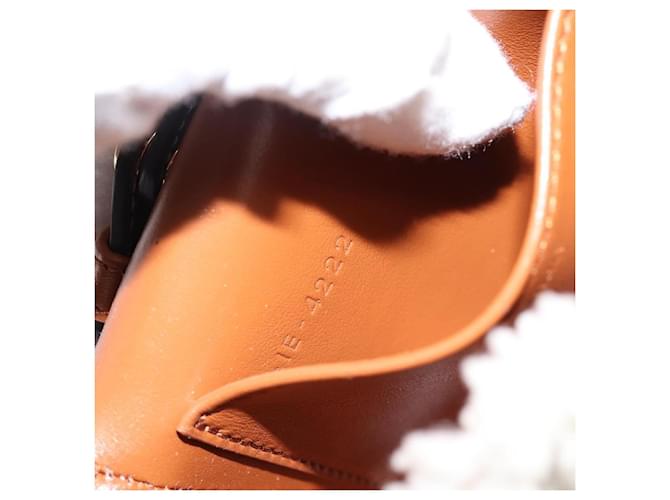 Céline Celine Triomphe Shoulder Shearling Mini Beige - Ansicht 7