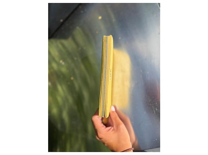 Cartera Prada Saffiano de cuero amarilla Amarillo - Ansicht 4