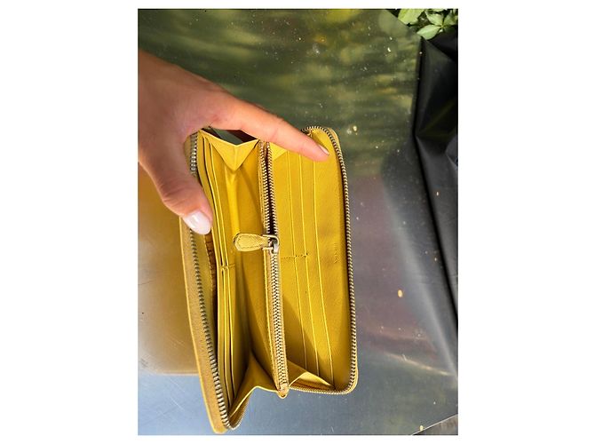 Cartera Prada Saffiano de cuero amarilla Amarillo - Ansicht 6