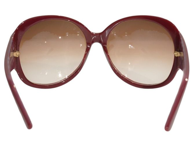 Gucci GG 2952/S Occhiali da sole rotondi oversized - Rosso Borgogna Bordò - vista 5