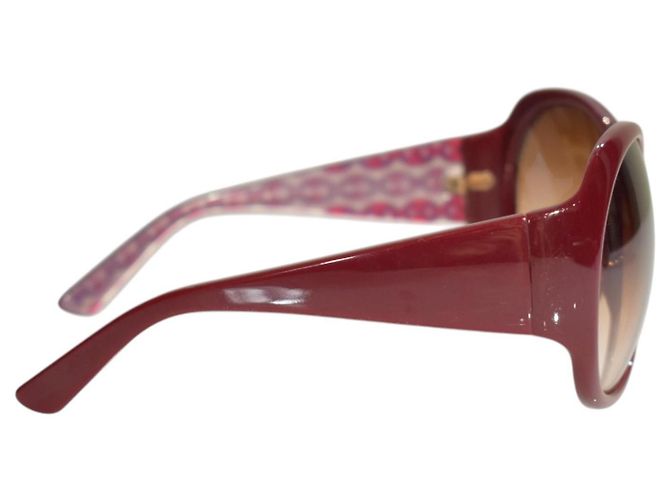 Gucci GG 2952/S Occhiali da sole rotondi oversized - Rosso Borgogna Bordò - vista 6