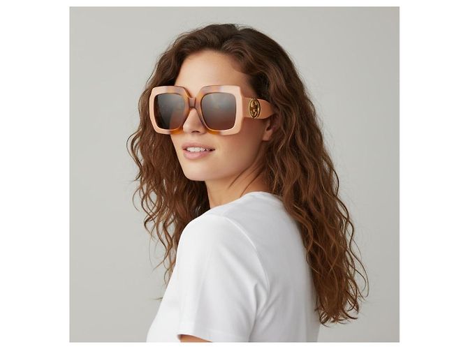 Marmont Gafas de sol Gucci GG1022S Castaño Beige - vista 5