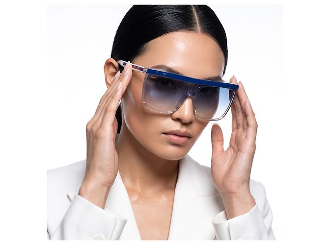 Gafas de sol Gucci GG 3554/S Blue Shield Blanco Azul - vista 4