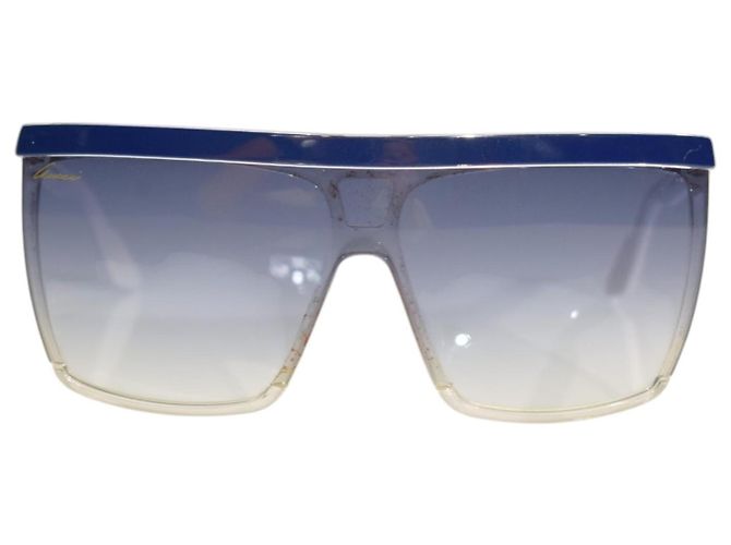 Gafas de sol Gucci GG 3554/S Blue Shield Blanco Azul - vista 7