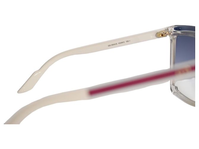 Gafas de sol Gucci GG 3554/S Blue Shield Blanco Azul - vista 9