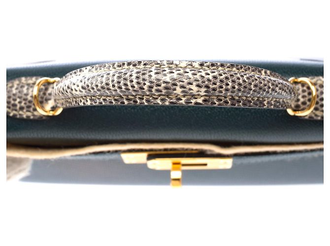 Hermès Borsa HERMES Kelly Mini in Pelle Verde - 103842 - vista 10